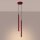 Pendelleuchte Stahl Burgund G9 Ø15 cm modern rund