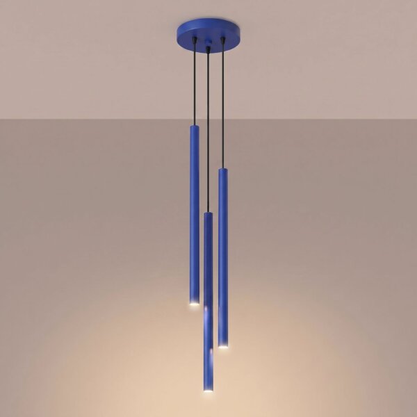 Pendelleuchte Stahl Ultramarin G9 Ø19,5 cm modern