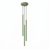 Pendelleuchte Stahl Salbei G9 &Oslash;19,5 cm modern