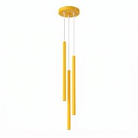 Pendelleuchte Stahl Gelb G9 &Oslash;19,5 cm modern rund