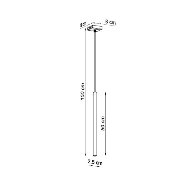 Pendelleuchte Stahl Rot G9 Ø3,5 cm modern rund