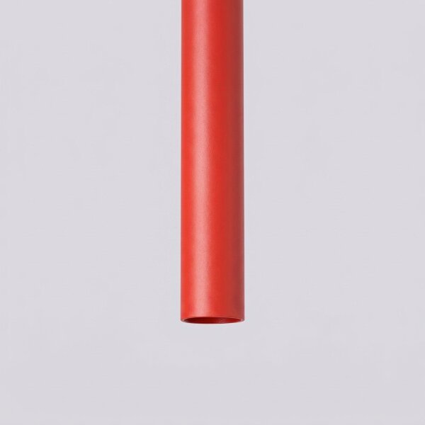 Pendelleuchte Stahl Rot G9 Ø15 cm modern rund