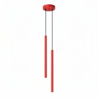 Pendelleuchte Stahl Rot G9 &Oslash;15 cm modern rund