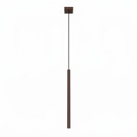 H&auml;ngelampe Stahl Braun G9 &Oslash;3,5 cm modern rund