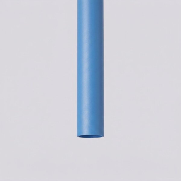Pendelleuchte 2-flammig Stahl Hellblau G9 Ø15 cm
