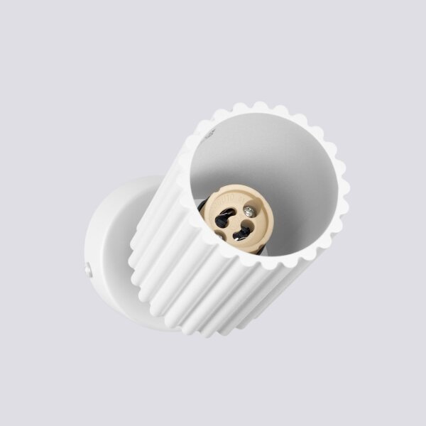 Deckenspot flexibel Aluminium Weiß GU10 Ø6,5 cm