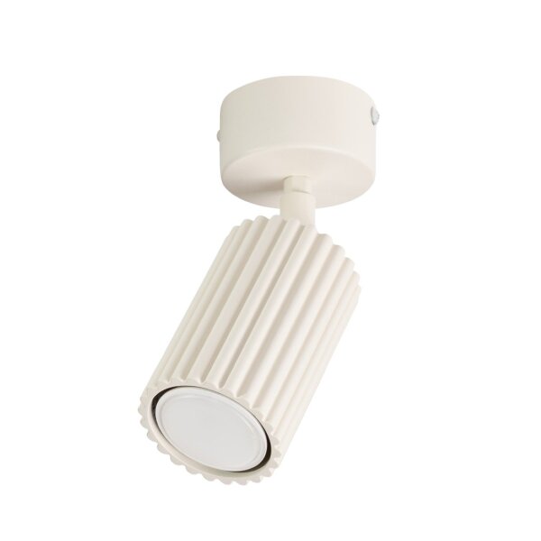 Deckenstrahler flexibel Aluminium Beige GU10 Ø6,5 cm