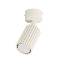 Deckenstrahler flexibel Aluminium Beige GU10 &Oslash;6,5 cm