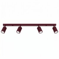 Deckenstrahler schwenkbar Aluminium GU10 L:81 cm modern