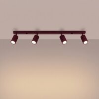 Deckenstrahler schwenkbar Aluminium GU10 L:81 cm modern