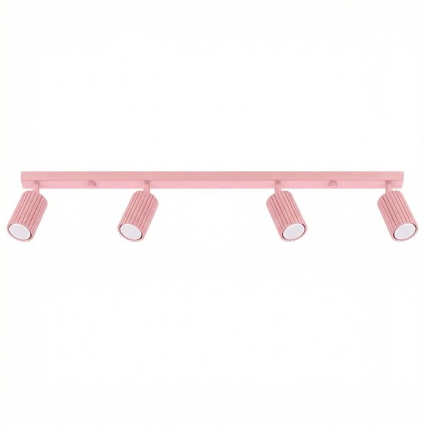 Deckenstrahler schwenkbar Aluminium Rosa GU10 L:81 cm