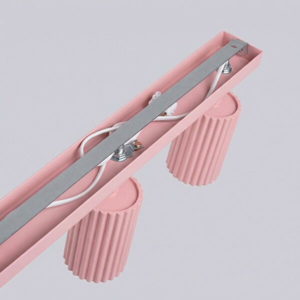 Deckenstrahler schwenkbar Aluminium Rosa GU10 L:81 cm