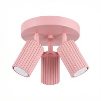 Deckenstrahler flexibel Aluminium Rosa GU10 &Oslash;19,5 cm