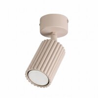 Deckenspot flexibel Aluminium Taupe GU10 &Oslash;6,5 cm