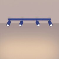 Deckenstrahler Aluminium schwenkbar GU10 L:81 cm