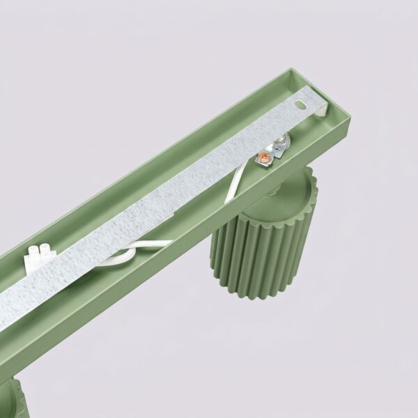 Deckenstrahler schwenkbar Aluminium Salbei GU10 L:81 cm