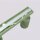 Deckenstrahler schwenkbar Aluminium Salbei GU10 L:81 cm