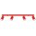Deckenstrahler schwenkbar Aluminium Rot GU10 L:81 cm