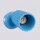 Wandlampe mit Schalter schwenkbar Hellblau GU10 H:16 cm
