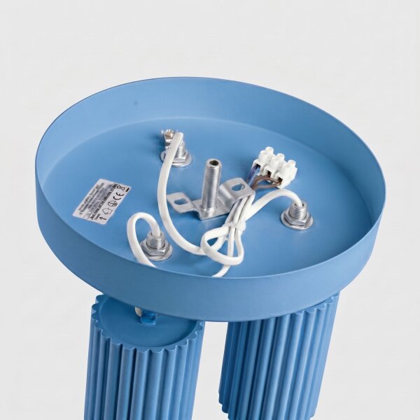 Deckenlampe flexibel Aluminium Hellblau GU10 Ø19,5 cm