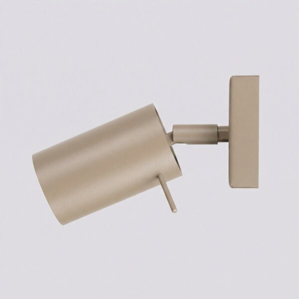 Wandspot verstellbar Stahl Taupe GU10 B:8 cm blendarm