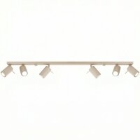 Deckenstrahler verstellbar 6-flammig GU10 L:118 cm