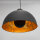 Suspension ronde Ø55cm Retro noir or