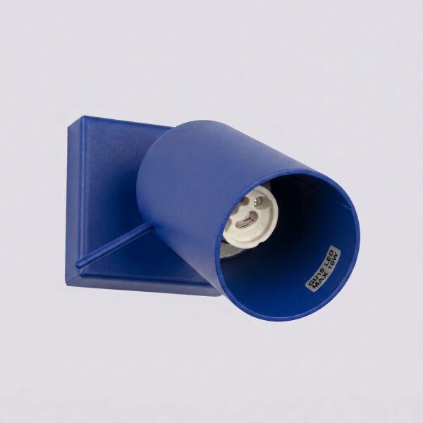 Wandspot verstellbar Stahl Ultramarin GU10 B:8 cm