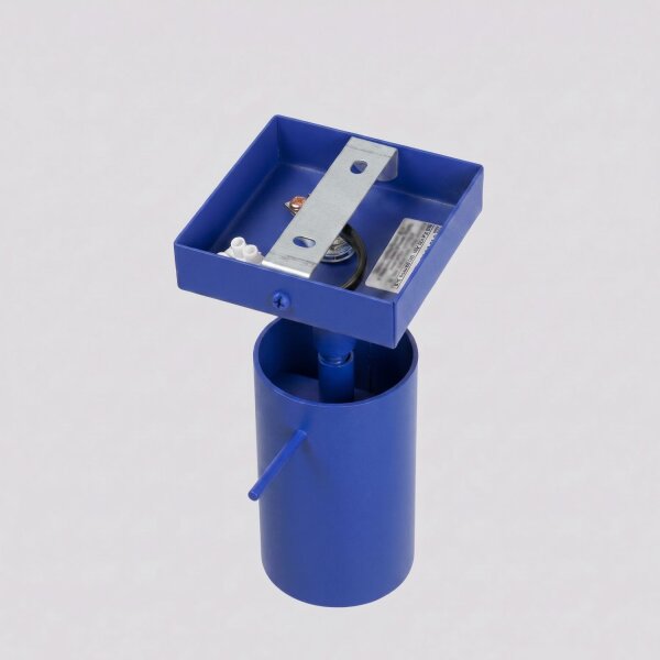 Wandspot verstellbar Stahl Ultramarin GU10 B:8 cm
