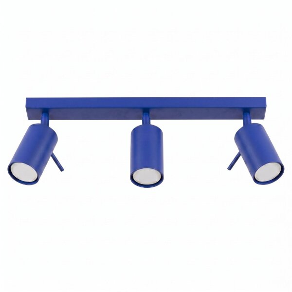 Deckenspot flexibel 3-flammig Stahl GU10 L:45 cm