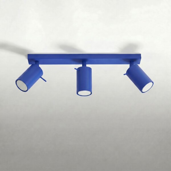 Deckenspot flexibel 3-flammig Stahl GU10 L:45 cm