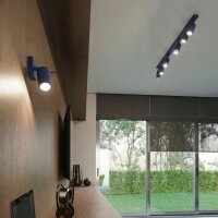 Deckenspot flexibel 3-flammig Stahl GU10 L:45 cm