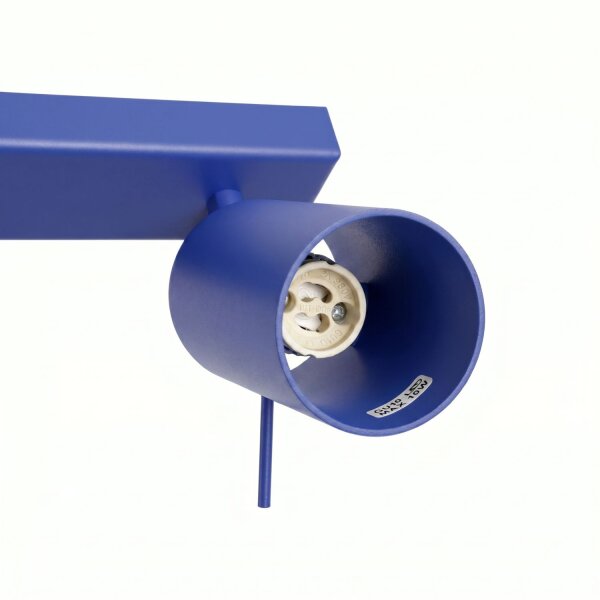 Deckenspot verstellbar Stahl 6-flammig GU10 L:118 cm