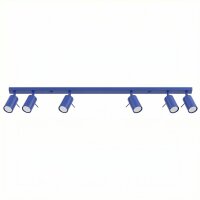 Deckenspot verstellbar Stahl 6-flammig GU10 L:118 cm