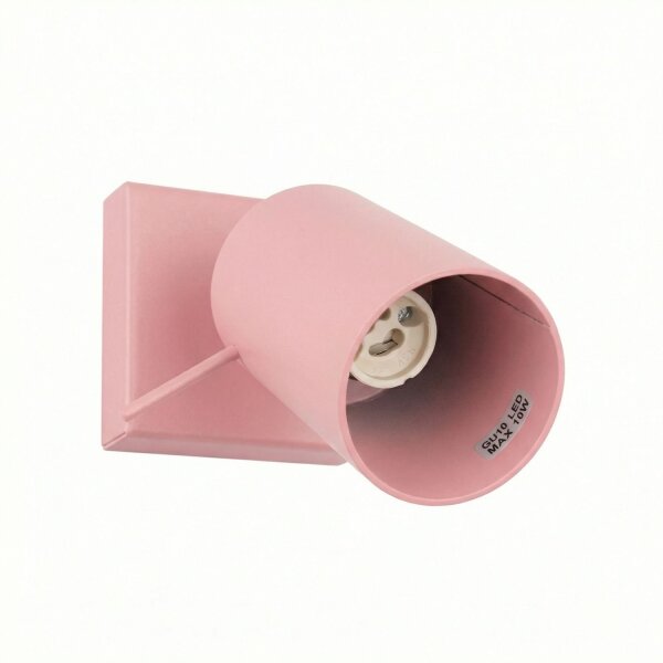 Wandspot verstellbar Stahl Rosa GU10 B:8 cm blendarm