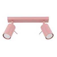 Deckenspot 2-flammig schwenkbar Stahl GU10 L:30 cm