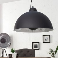 Lampe à suspendre ronde Ø55cm Retro noir...