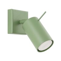 Wandspot verstellbar Stahl Salbei GU10 B:8 cm blendarm