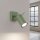 Wandspot verstellbar Stahl Salbei GU10 B:8 cm blendarm