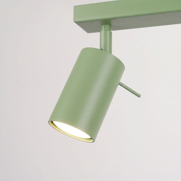Deckenstrahler schwenkbar 6-flammig Stahl GU10 L:118 cm