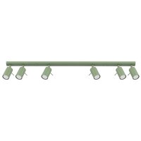 Deckenstrahler schwenkbar 6-flammig Stahl GU10 L:118 cm