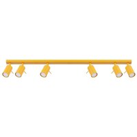 Deckenspot verstellbar 6-flammig Stahl GU10 L:118 cm
