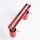 Deckenspot flexibel 3-flammig Stahl Rot GU10 L:45 cm