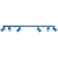 Deckenspot schwenkbar 6-flammig Stahl GU10 L:118 cm