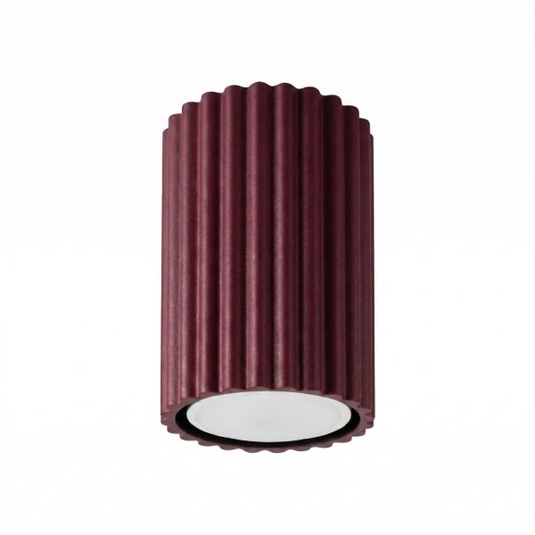 Aufbaustrahler Aluminium Burgund GU10 Ø6,5 cm