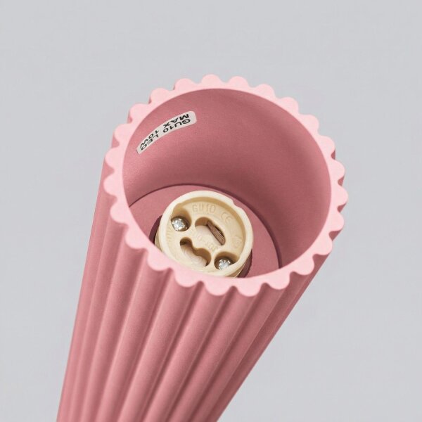 Aufbauspot Aluminium Rosa GU10 Ø6,5 cm blendarm modern