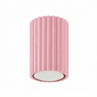 Aufbauspot Aluminium Rosa GU10 Ø6,5 cm blendarm...