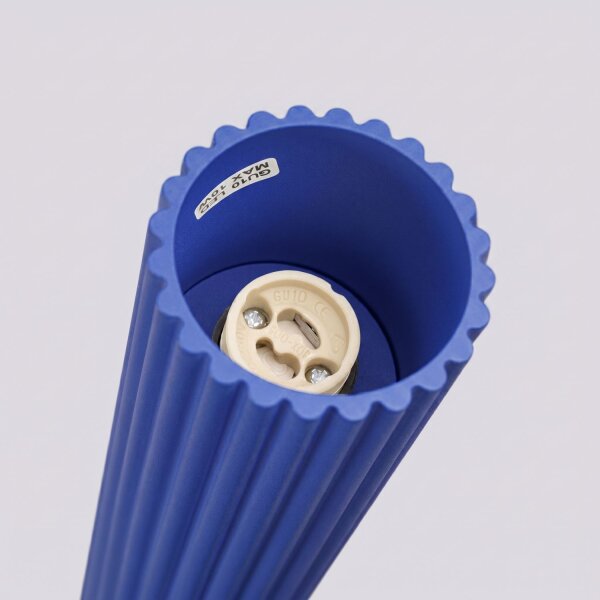 Aufbaustrahler Aluminium Ultramarin GU10 Ø6,5 cm