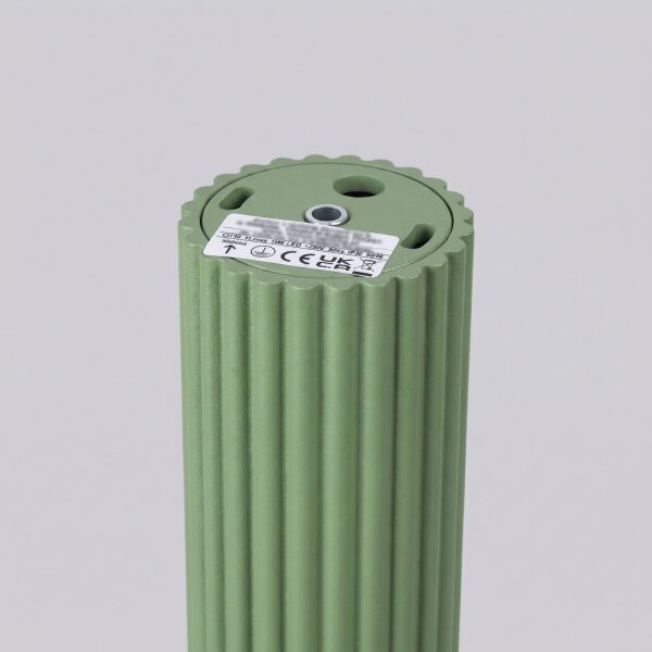 Aufbauspot Aluminium Salbei GU10 Ø6,5 cm blendarm