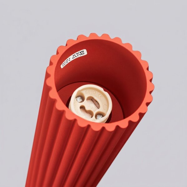 Aufbauspot Aluminium Rot GU10 Ø6,5 cm blendarm